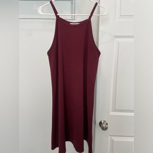Maroon mini dress. Size XL.